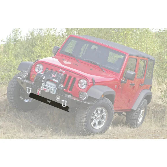 Load image into Gallery viewer, WARN 74570 Blocker Beam Skid Plate for 07-18 Jeep Wrangler JK with Warn Rock Crawler Front Bumper
