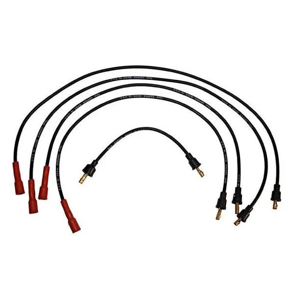 OMIX 17245.02 Spark Plug Wire Set for 53-71 Jeep Vehicles with F-Head 134c.i. 4 Cylinder Engine