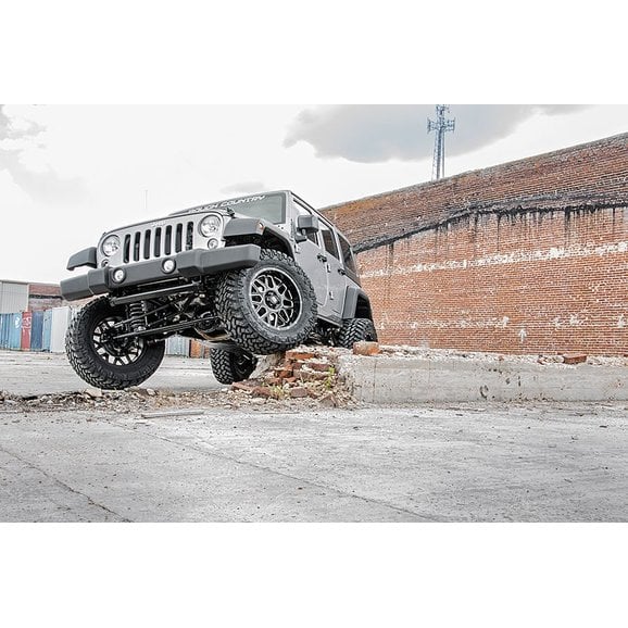 Load image into Gallery viewer, Rough Country 4in Suspension Lift Kit for 07-18 Jeep Wrangler Unlimited JK
