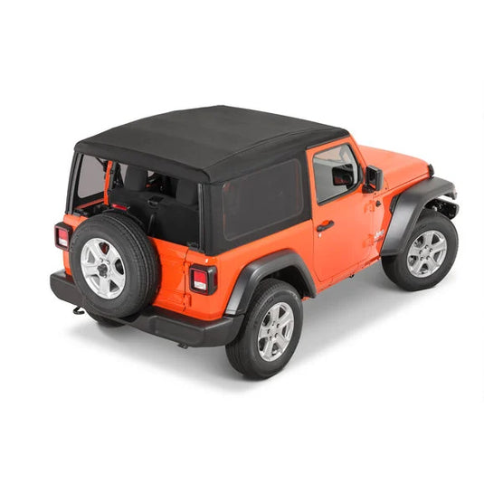 Mopar Black Twill Soft Top Kit for 18-24 Jeep Wrangler JL 2-Door