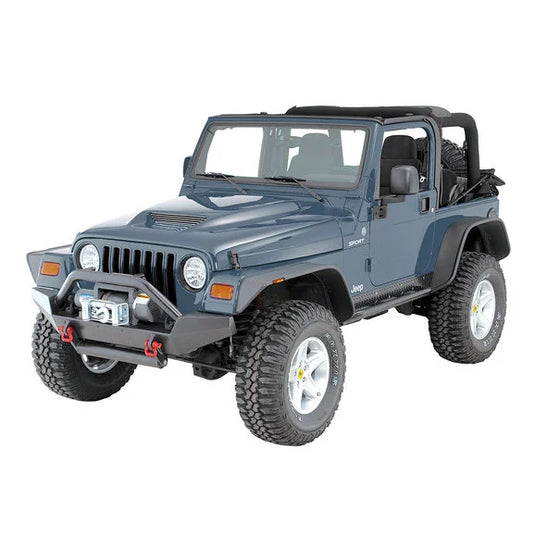 Cervini's Auto Design Ram Air Fiberglass Hood in Factory Match Paint (Top Only) for 97-06 Jeep Wrangler TJ & Unlimited