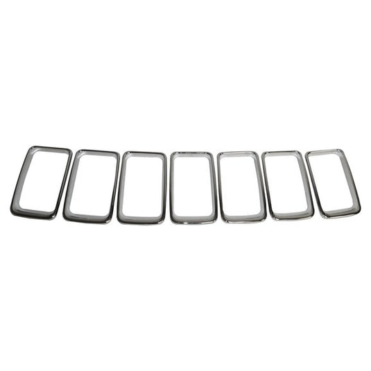 Crown Automotive 68227779AA Chrome Grille Inserts for 14-16 Jeep Grand Cherokee WK