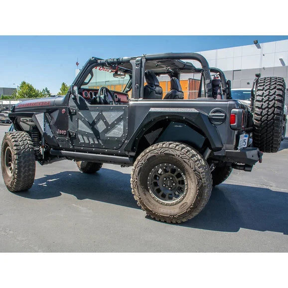 Load image into Gallery viewer, DV8 Offroad SRJL-25 Side Rocker Skins for 18-24 Jeep Wrangler JL
