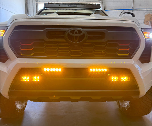 4th Gen Tacoma Behind the Grill Dual 6" Bar Kit - Clear Lens