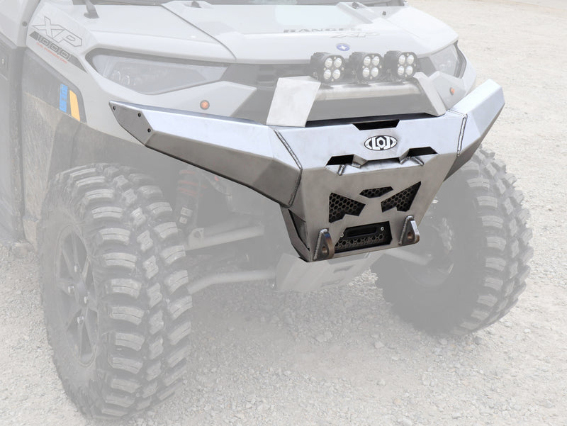 Load image into Gallery viewer, 2013-2019 Polaris Ranger 900 Destroyer / 2019-2024 Polaris Ranger 1000 Destroyer Full Width Winch Front Bumper
