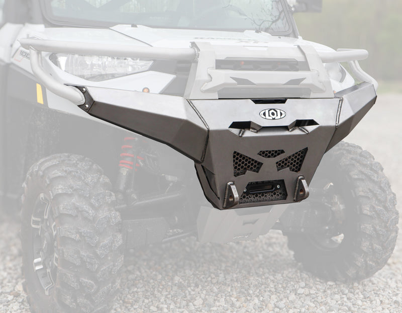 Load image into Gallery viewer, 2013-2019 Polaris Ranger 900 Destroyer / 2019-2024 Polaris Ranger 1000 Destroyer Full Width Winch Front Bumper
