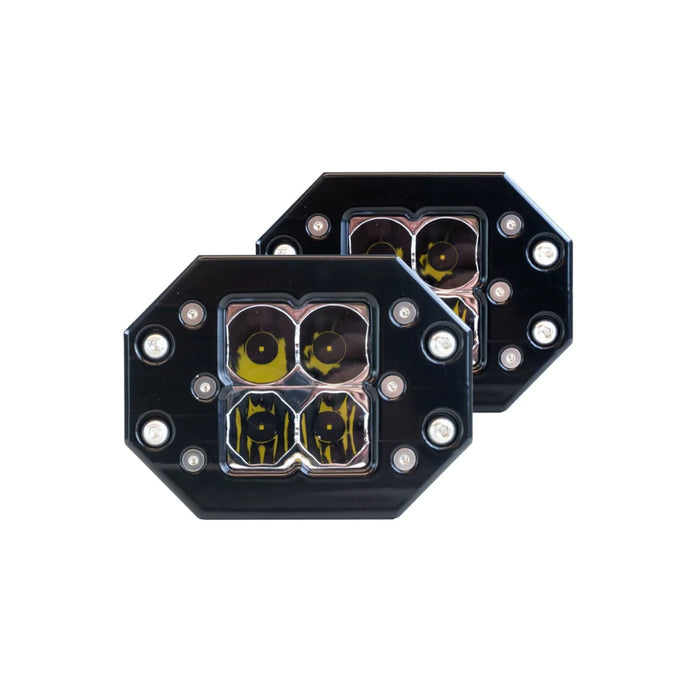 Quattro Flush Mount LED Pod Light - Pair Pack