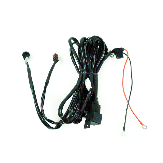 Wiring Harness: Dual Light / Low Power - No Relay (Up To 55W)