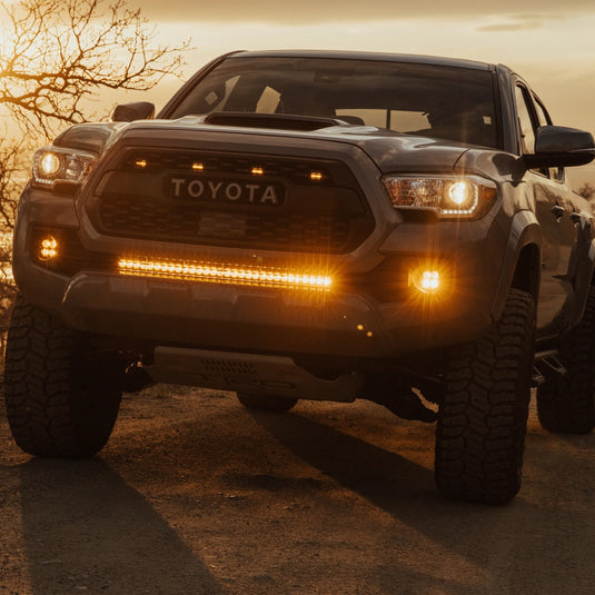 Toyota Tacoma - Behind The Grille - 30 Inch Light Bar - Amber Lens
