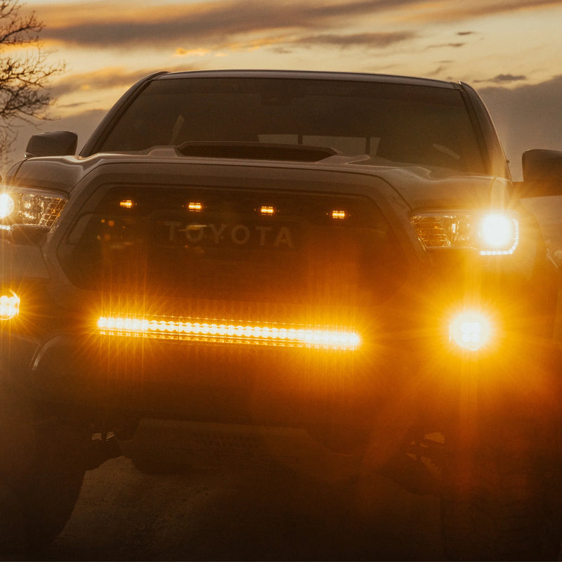 Load image into Gallery viewer, Toyota Tacoma - Behind The Grille - 30 Inch Light Bar - Amber Lens
