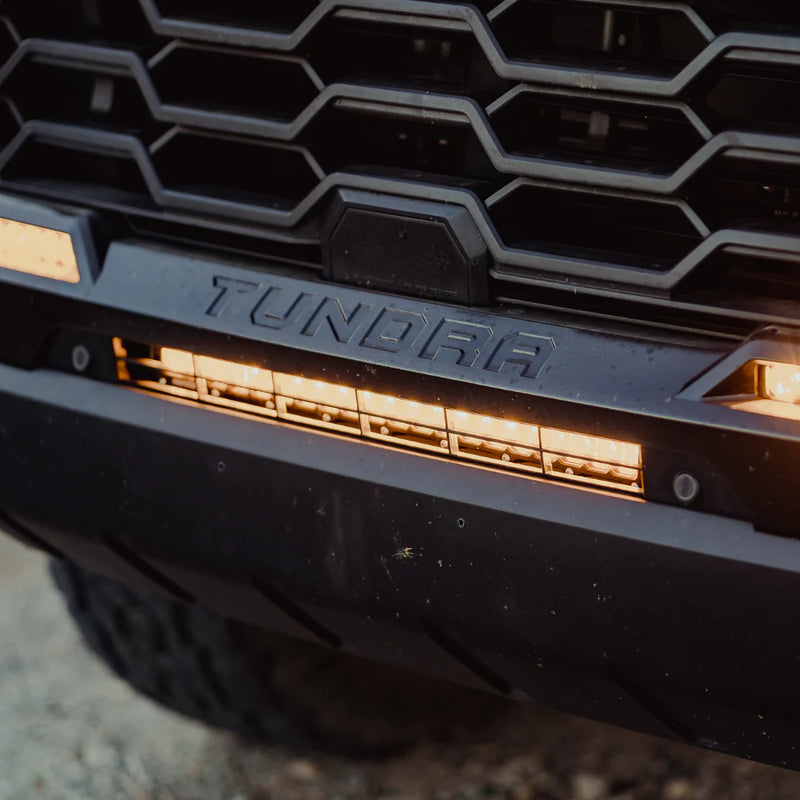 Load image into Gallery viewer, Toyota Tundra (2022+) - 20&quot; LED Bumper Light Bar - Amber Lens
