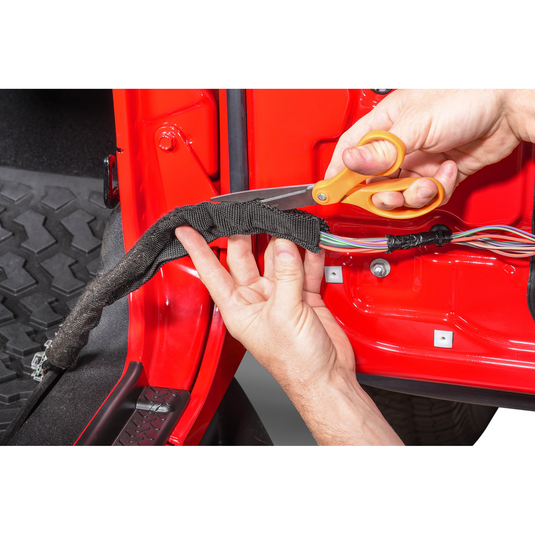 Quadratec Adjustable Replacement Door Check Straps for 07-18 Jeep Wrangler JK