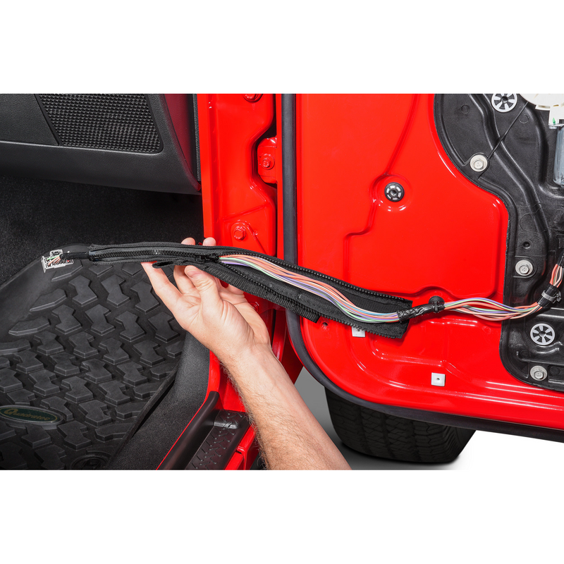 Load image into Gallery viewer, Quadratec Adjustable Replacement Door Check Straps for 07-18 Jeep Wrangler JK
