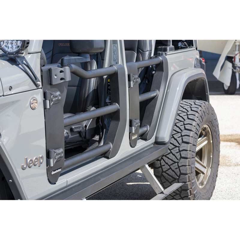 Load image into Gallery viewer, Quadratec Tube Doors for 18-23 Jeep Wrangler JL &amp; Gladiator JT
