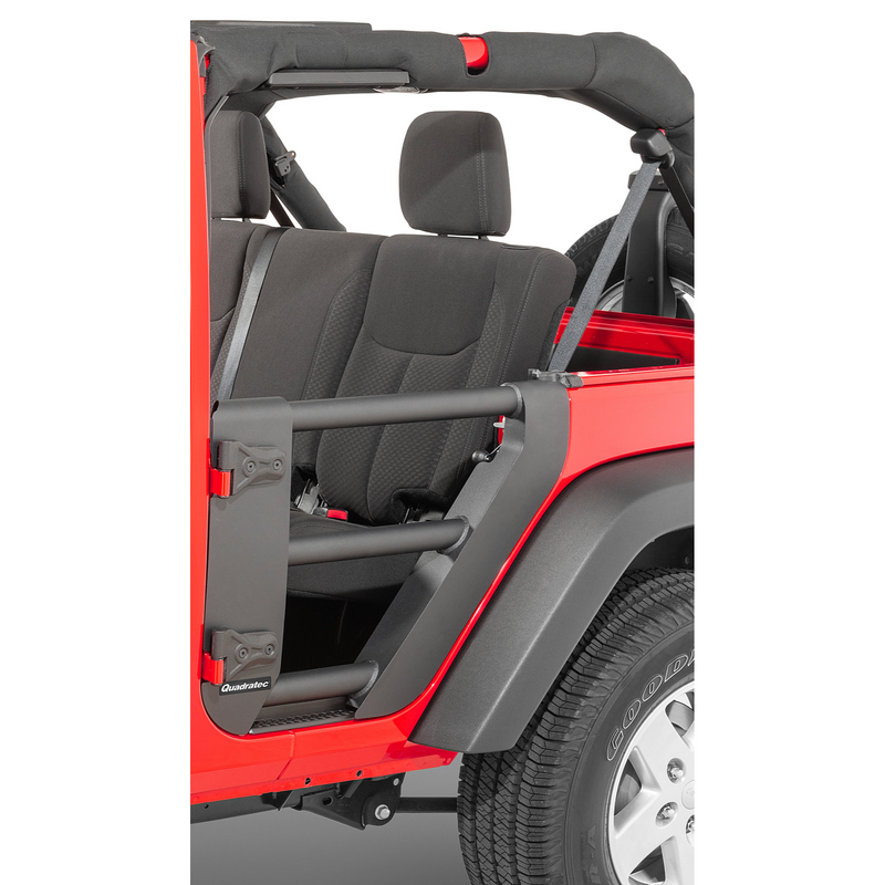 Load image into Gallery viewer, Quadratec Tube Doors Front Tube Doors for 07-18 Jeep Wrangler JK
