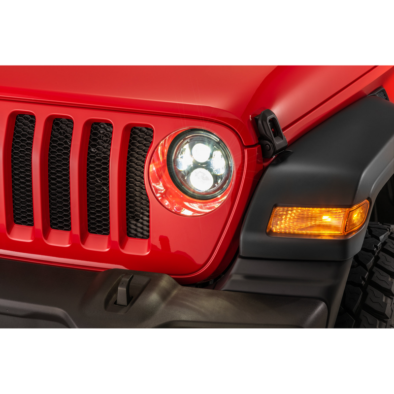Load image into Gallery viewer, Quadratec Premium LED Projector Beam Headlight Kit for 18-23 Jeep Wrangler JL &amp; Gladiator JT
