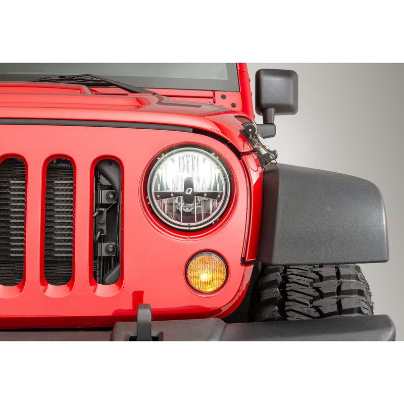 Load image into Gallery viewer, Quadratec Gen II LED Headlights for 07-18 Jeep Wrangler JK
