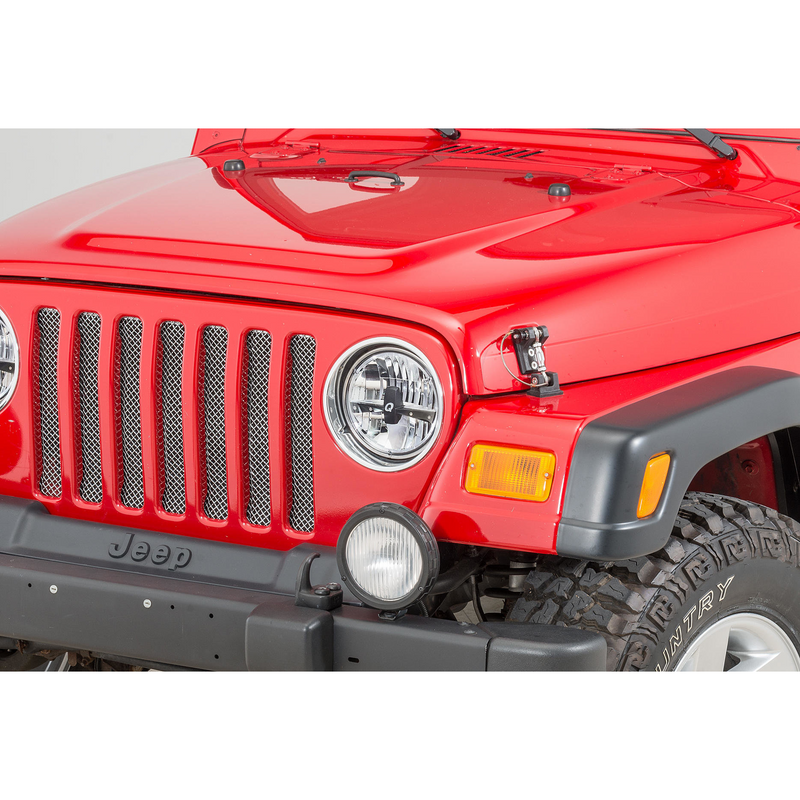 Load image into Gallery viewer, Quadratec Gen II LED Headlights &amp; LED Tail Light Kit Stealth for 76-80 Jeep CJ-5 &amp; CJ-7
