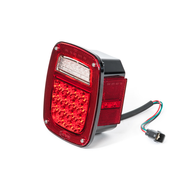 Load image into Gallery viewer, Quadratec Gen II LED Headlights &amp; LED Tail Light Kit Stealth for 76-80 Jeep CJ-5 &amp; CJ-7
