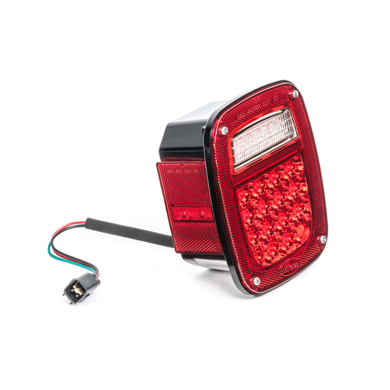 Load image into Gallery viewer, Quadratec Gen II LED Headlights &amp; LED Tail Light Kit for 97-06 Jeep Wrangler TJ
