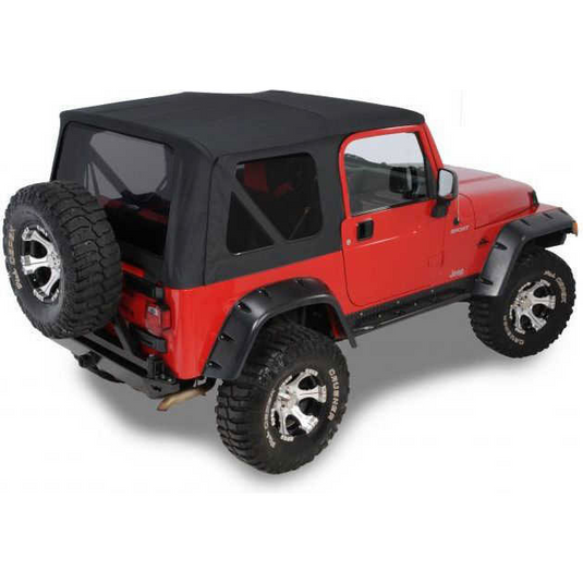 QuadraTop Replacement Soft Top with Tinted Windows for 97-06 Jeep Wrangler TJ