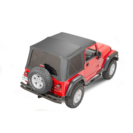 QuadraTop Gen II Complete Soft Top Without Doors for 97-06 Jeep Wrangler TJ