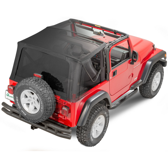 QuadraTop Gen II Complete Premium Sailcloth Soft Top for 97-06 Jeep Wrangler TJ
