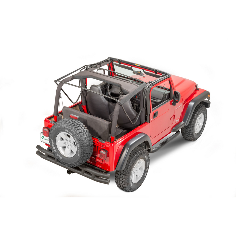Load image into Gallery viewer, QuadraTop Gen II Complete Premium Sailcloth Soft Top for 97-06 Jeep Wrangler TJ
