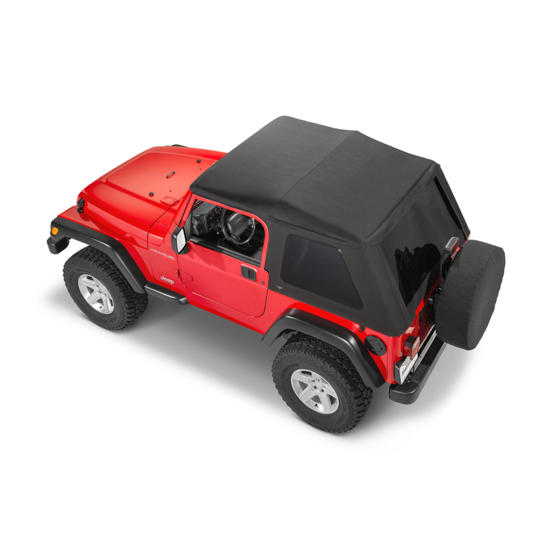 Load image into Gallery viewer, MasterTop SkyMaster® Fastback Fabric Only Replacement Soft Top for 97-06 Jeep Wrangler TJ
