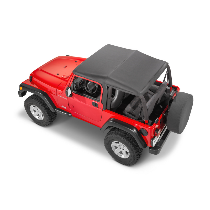 Load image into Gallery viewer, MasterTop SkyMaster® Fastback Fabric Only Replacement Soft Top for 97-06 Jeep Wrangler TJ
