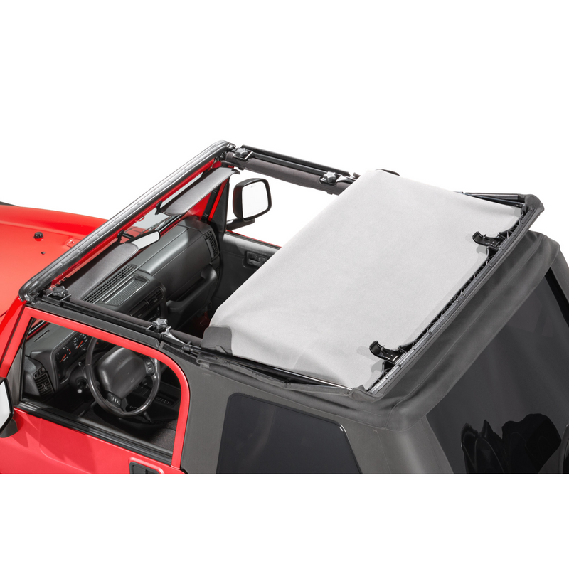 Load image into Gallery viewer, MasterTop SkyMaster® Fastback Fabric Only Replacement Soft Top for 97-06 Jeep Wrangler TJ
