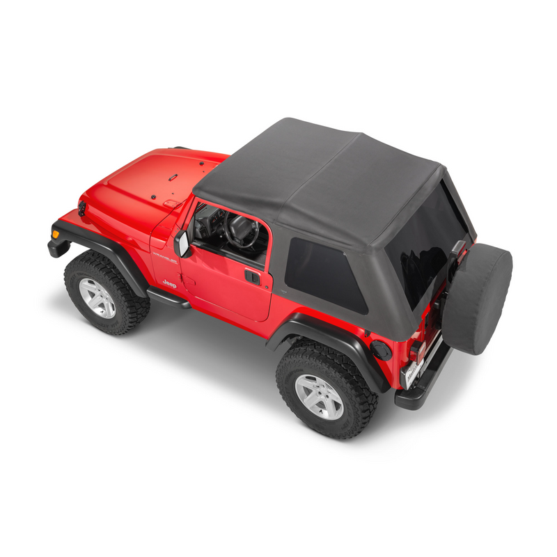 Load image into Gallery viewer, MasterTop SkyMaster® Frameless Fastback Soft Top for 97-06 Jeep Wrangler TJ
