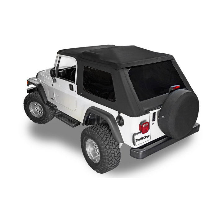 MasterTop SkyMaster® Fastback Fabric Only Replacement Soft Top in MasterTwill Fabric for 04-06 Jeep Wrangler Unlimited LJ