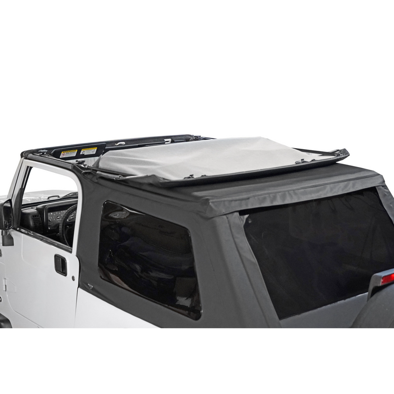 Load image into Gallery viewer, MasterTop SkyMaster® Frameless Fastback Soft Top for 04-06 Jeep Wrangler Unlimited LJ
