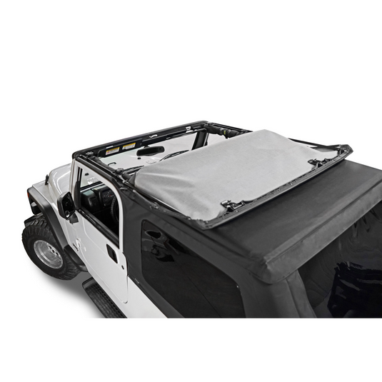 MasterTop SkyMaster® Fastback Fabric Only Replacement Soft Top in MasterTwill Fabric for 04-06 Jeep Wrangler Unlimited LJ