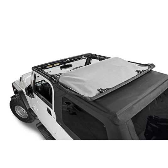 MasterTop SkyMaster® Frameless Fastback Soft Top for 04-06 Jeep Wrangler Unlimited LJ