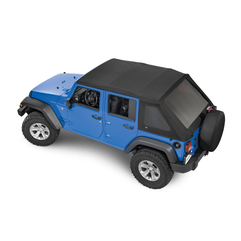 Load image into Gallery viewer, MasterTop SkyMaster® Frameless Fastback Soft Top for 07-18 Jeep Wrangler JK Unlimited
