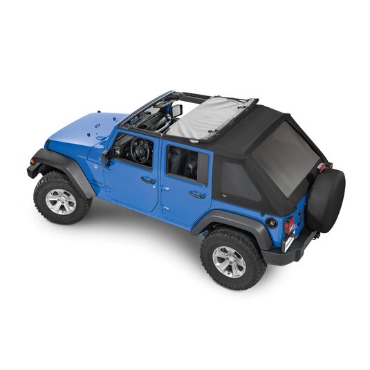 MasterTop SkyMaster® Frameless Fastback Soft Top for 07-18 Jeep Wrangler JK Unlimited