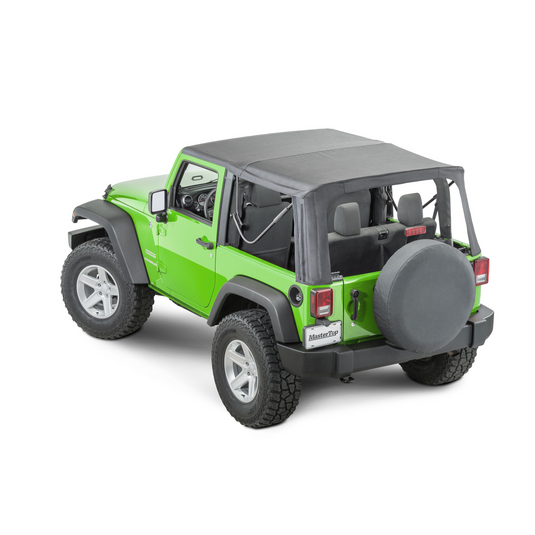 MasterTop Complete Soft Top Kit in MasterTwill® Fabric for 07-18 Jeep Wrangler JK