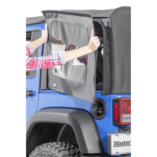 MasterTop Complete Soft Top Kit in MasterTwill® Fabric for 07-18 Jeep Wrangler JK Unlimited 4-Door