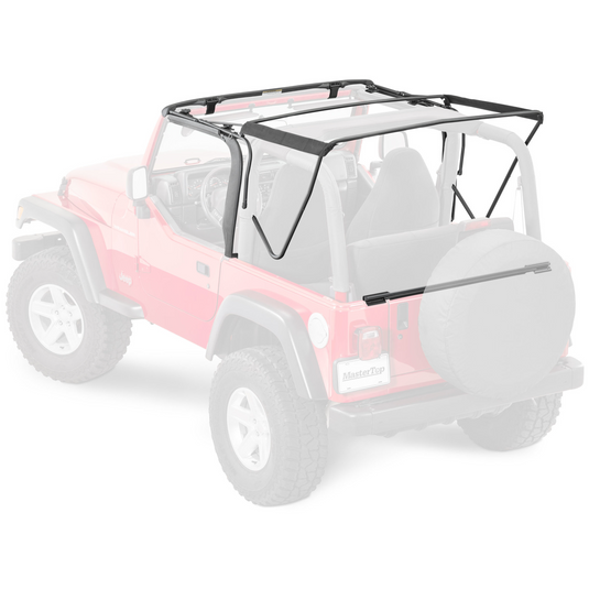 MasterTop Complete Soft Top Kits in MasterTwill® Fabric for 97-06 Jeep Wrangler TJ
