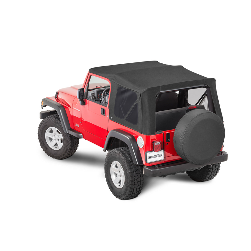 Load image into Gallery viewer, MasterTop Replacement Soft Top with Tinted Windows in MasterTwill® Fabric for 97-06 Jeep Wrangler TJ
