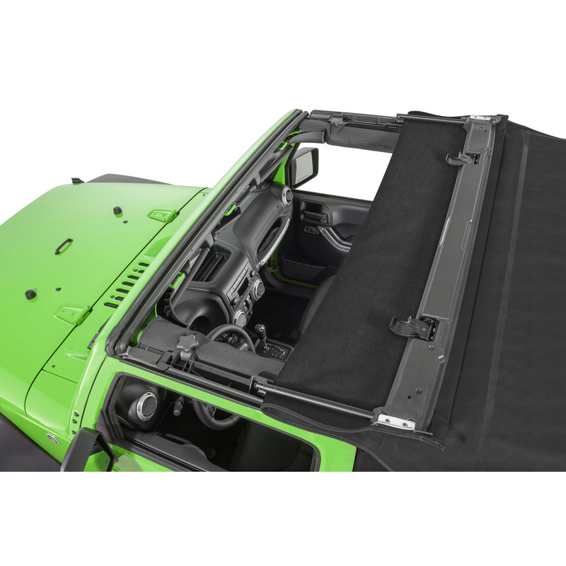 Load image into Gallery viewer, MasterTop Replacement Soft Top with Tinted Windows in MasterTwill® Fabric for 07-18 Jeep Wrangler JK 2 Door
