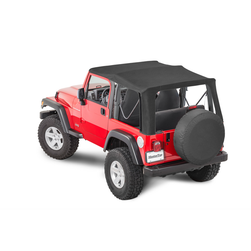 Load image into Gallery viewer, MasterTop Replacement Soft Top with Tinted Windows in MasterTwill® Fabric for 97-06 Jeep Wrangler TJ
