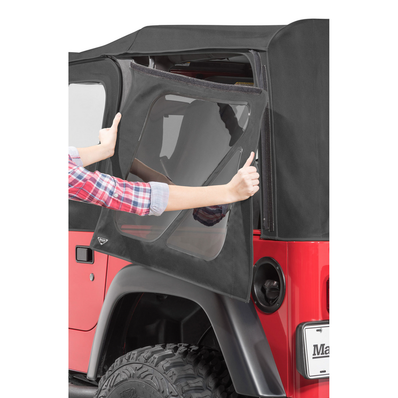 Load image into Gallery viewer, MasterTop Replacement Soft Top with Tinted Windows in MasterTwill® Fabric for 97-06 Jeep Wrangler TJ
