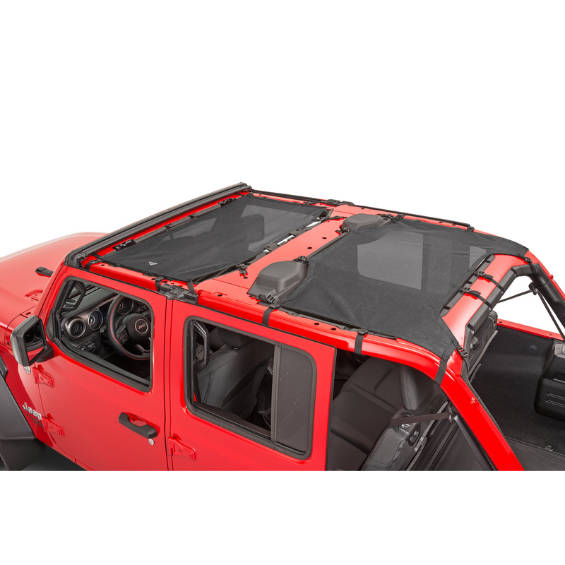 Load image into Gallery viewer, MasterTop ShadeMaker Freedom Mesh Bimini Top Plus for 18-23 Jeep Wrangler JL Unlimited
