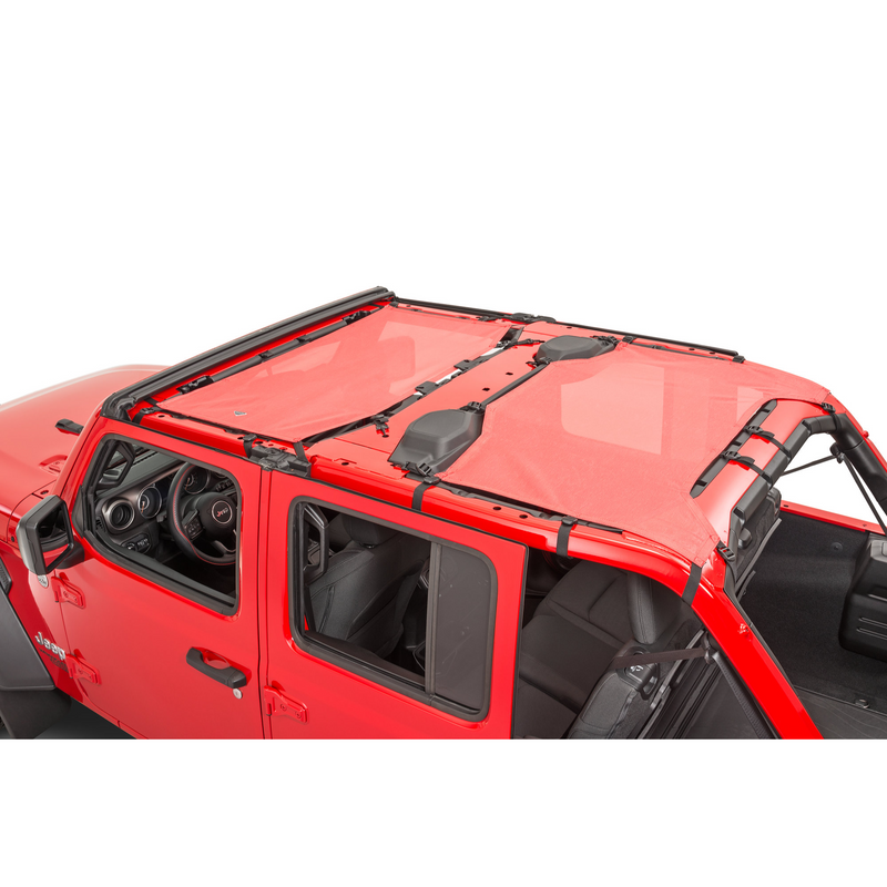 Load image into Gallery viewer, MasterTop ShadeMaker Freedom Mesh Bimini Top Plus for 18-23 Jeep Wrangler JL Unlimited
