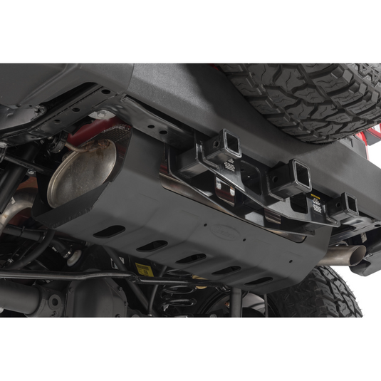 Quadratec Aluminum Modular Muffler Skid Plate for 07-18 Jeep Wrangler JK