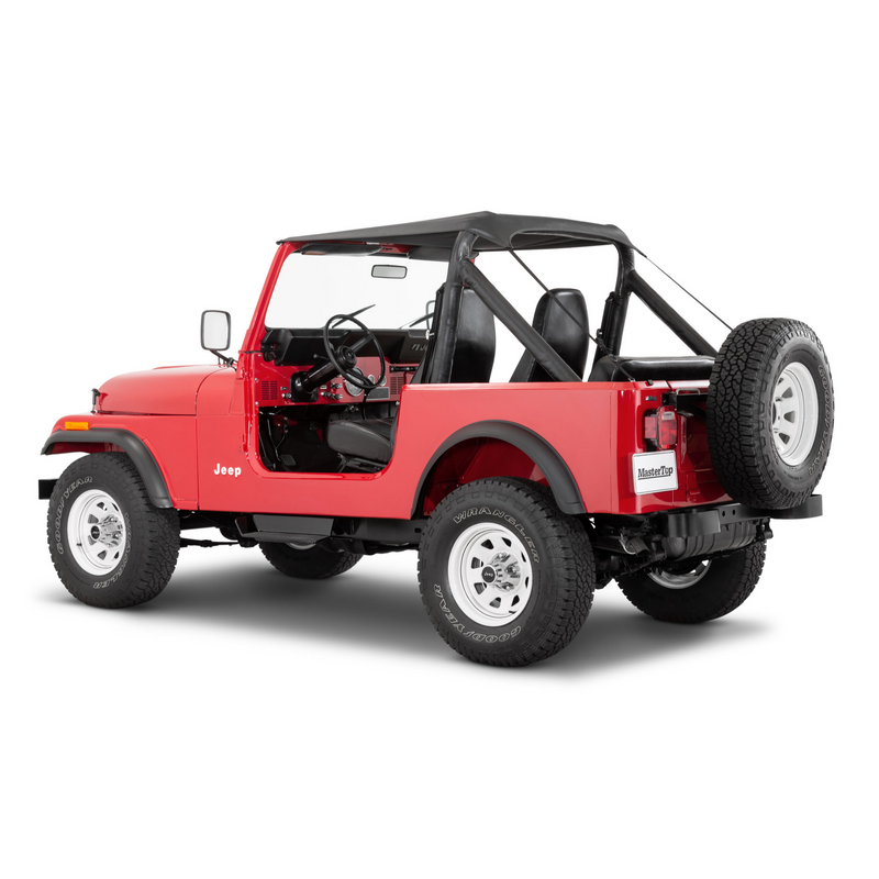 Load image into Gallery viewer, MasterTop Strap Style Bimini Top for 78-91 Jeep CJ7 &amp; Wrangler YJ
