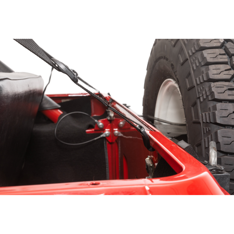 Load image into Gallery viewer, MasterTop Strap Style Bimini Top for 78-91 Jeep CJ7 &amp; Wrangler YJ
